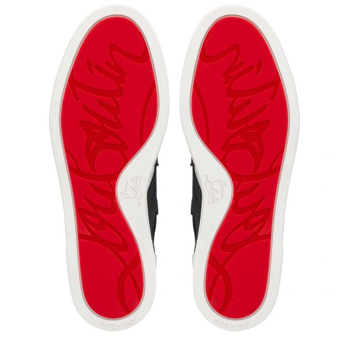 Adidași Christian Louboutin Elastikid 000 Calf Sneakers Dama Albi Negrii | RO41000