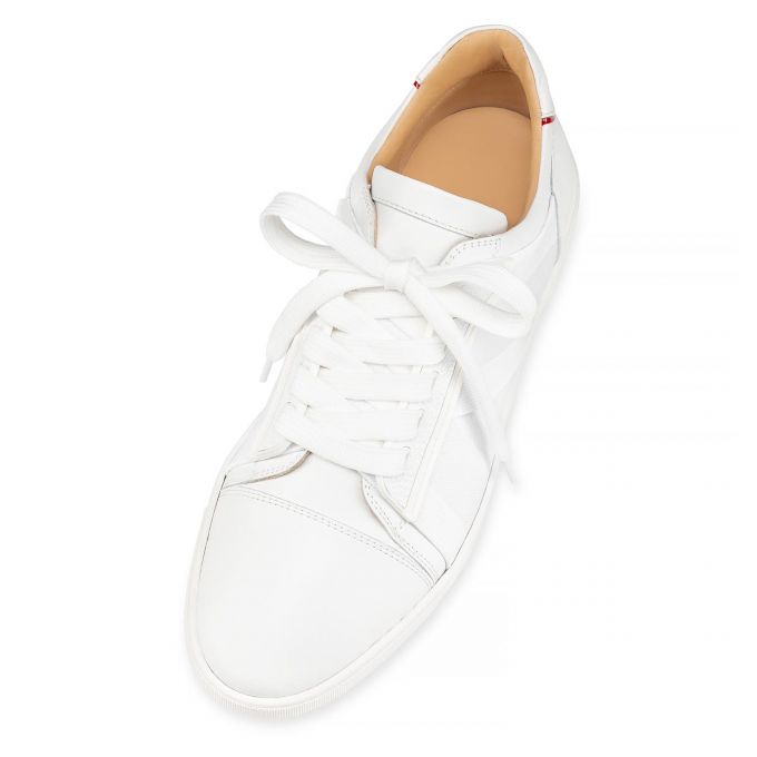 Adidași Christian Louboutin Elastikid 000 Version Calf Sneakers Dama Albi | RO48967