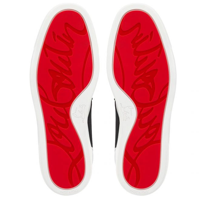 Adidași Christian Louboutin Elastikid Calf Sneakers Barbati Albi | RO42874