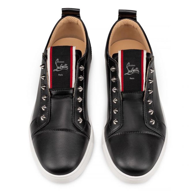 Adidași Christian Louboutin F.A.V Fique A Vontade Calf Sneakers Barbati Negrii | RO61684