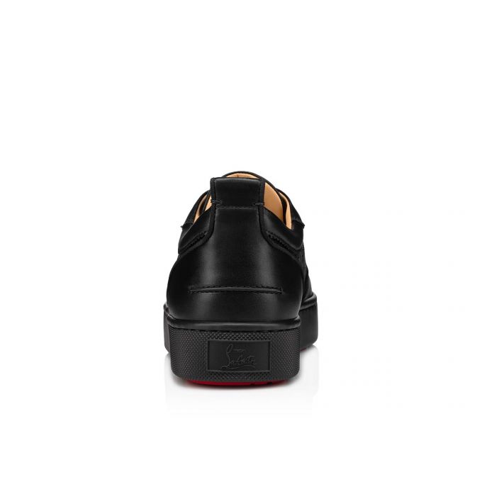 Adidași Christian Louboutin Happyrui Bumbac Sneakers Barbati Negrii | RO05194