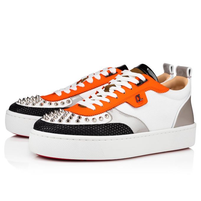 Adidași Christian Louboutin Happyrui Spikes Creative Piele Sneakers Barbati Colorati | RO70382