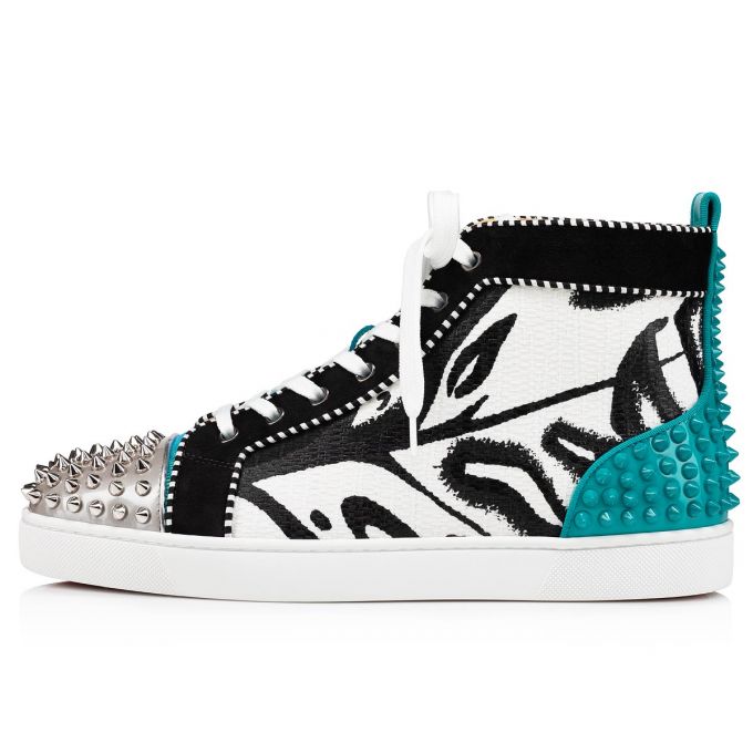 Adidași Christian Louboutin Lou Spikes 2 Bumbac Sneakers Barbati Colorati | RO48802