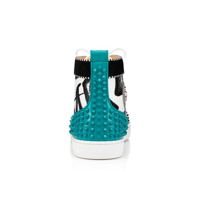 Adidași Christian Louboutin Lou Spikes 2 Bumbac Sneakers Barbati Colorati | RO48802