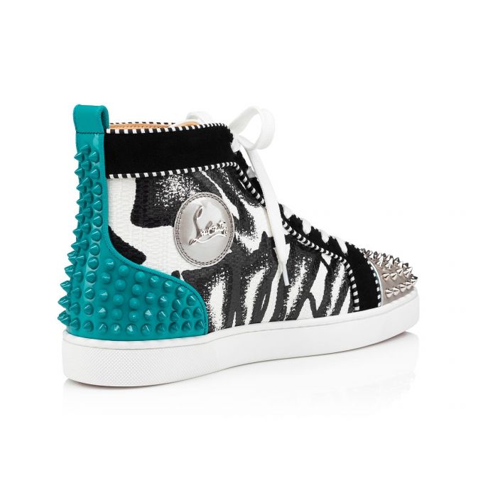 Adidași Christian Louboutin Lou Spikes 2 Bumbac Sneakers Barbati Colorati | RO48802