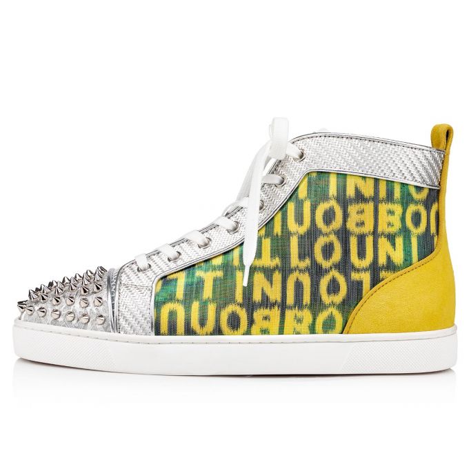 Adidași Christian Louboutin Lou Spikes Orlato Version Creative Fabric Sneakers Barbati Colorati | RO02362