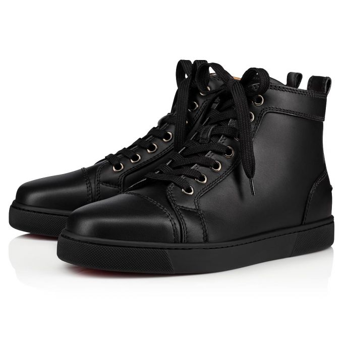 Adidași Christian Louboutin Louis 000 Calf Sneakers Dama Negrii | RO34341