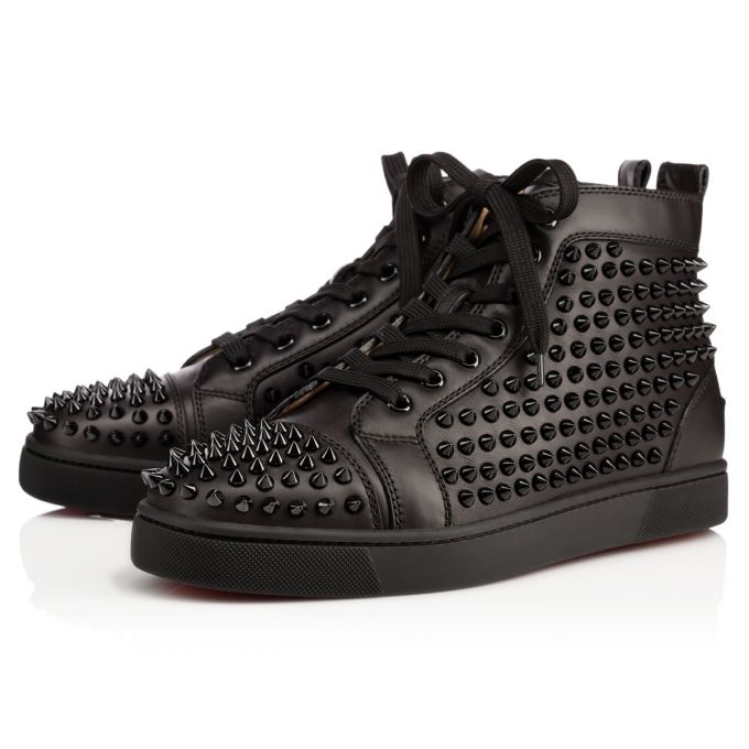 Adidași Christian Louboutin Louis 000 Calf Sneakers Barbati Negrii | RO52621