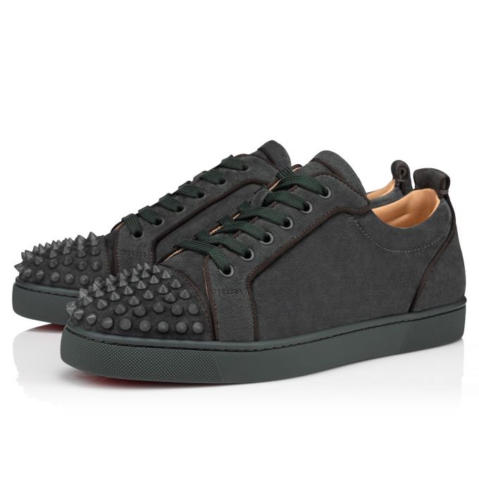 Adidași Christian Louboutin Louis Junior Sp 000 Mat Veau Velours Sneakers Barbati Gri Inchis | RO01956