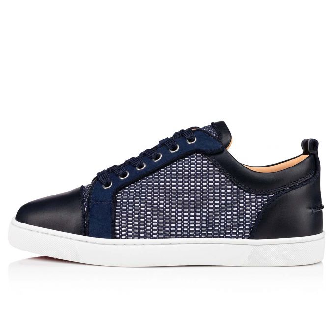 Adidași Christian Louboutin Louis Junior Orlato Bumbac Sneakers Barbati Albastri | RO10413