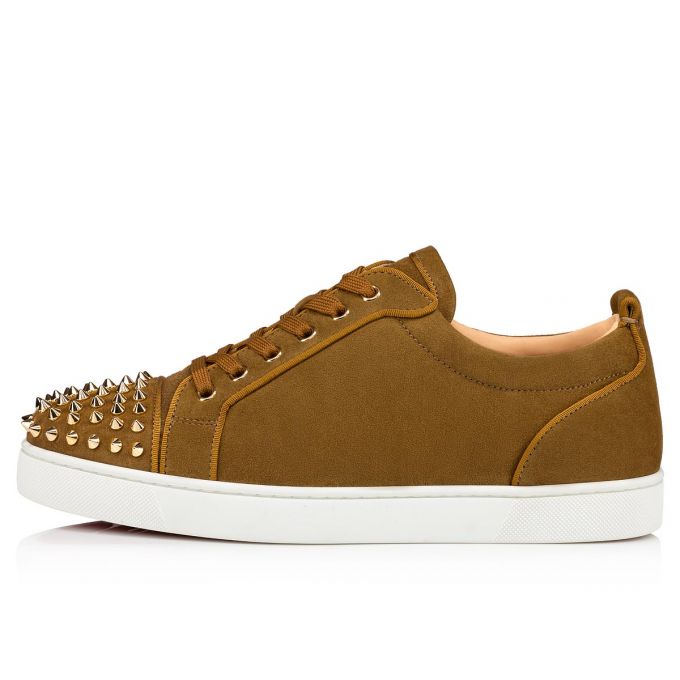 Adidași Christian Louboutin Louis Junior Sp 000 Veau Velours Sneakers Barbati Masline Verzi | RO24075