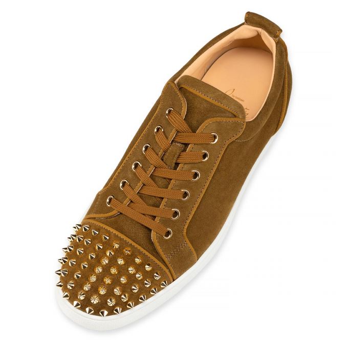 Adidași Christian Louboutin Louis Junior Sp 000 Veau Velours Sneakers Barbati Masline Verzi | RO24075