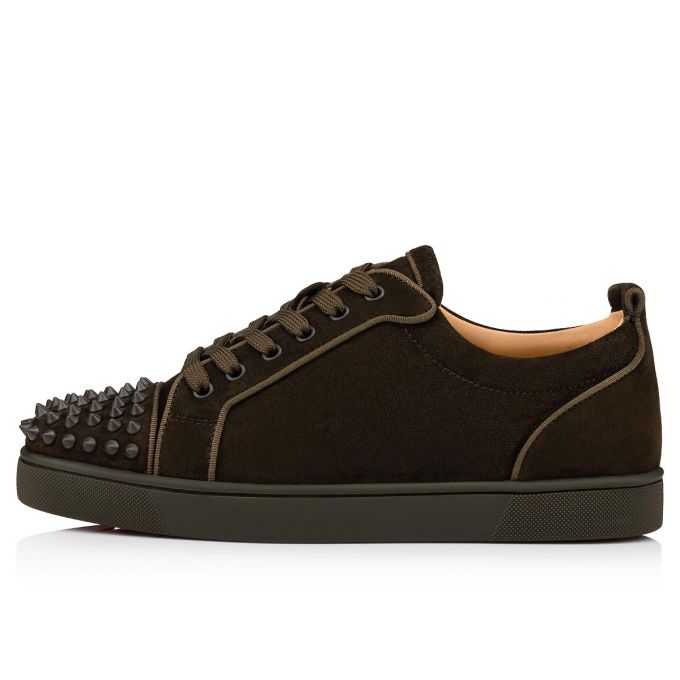 Adidași Christian Louboutin Louis Junior Sp 000 Mat Veau Velours Sneakers Barbati Ciocolata | RO27637