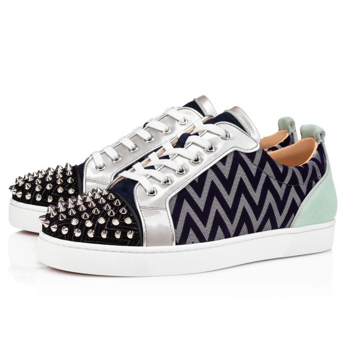 Adidași Christian Louboutin Louis Junior Spikes Orlato Creative Fabric Sneakers Barbati Colorati | RO31820