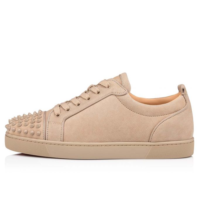 Adidași Christian Louboutin Louis Junior Sp 000 Mat Veau Velours Sneakers Barbati Bej | RO42087