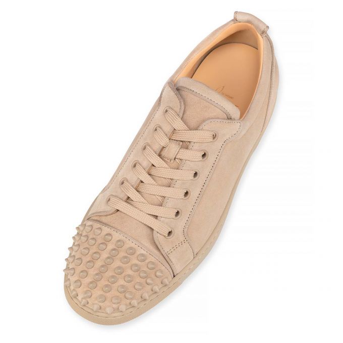 Adidași Christian Louboutin Louis Junior Sp 000 Mat Veau Velours Sneakers Barbati Bej | RO42087