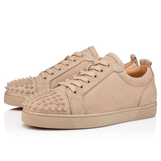 Adidași Christian Louboutin Louis Junior Sp 000 Mat Veau Velours Sneakers Barbati Bej | RO42087