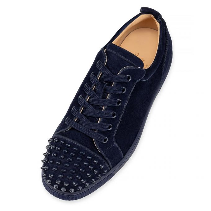 Adidași Christian Louboutin Louis Junior Sp 000 Mat Veau Velours Sneakers Barbati Albastri Inchis | RO45493