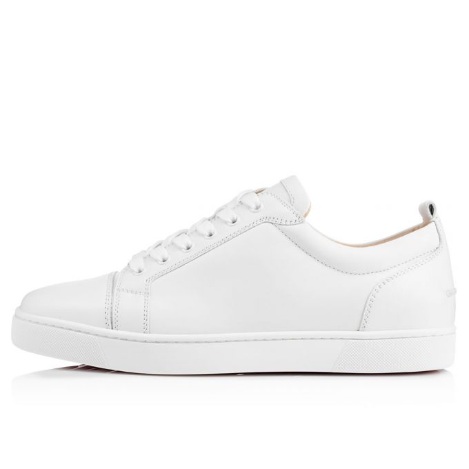 Adidași Christian Louboutin Louis Junior 000 Calf Sneakers Barbati Albi | RO94806