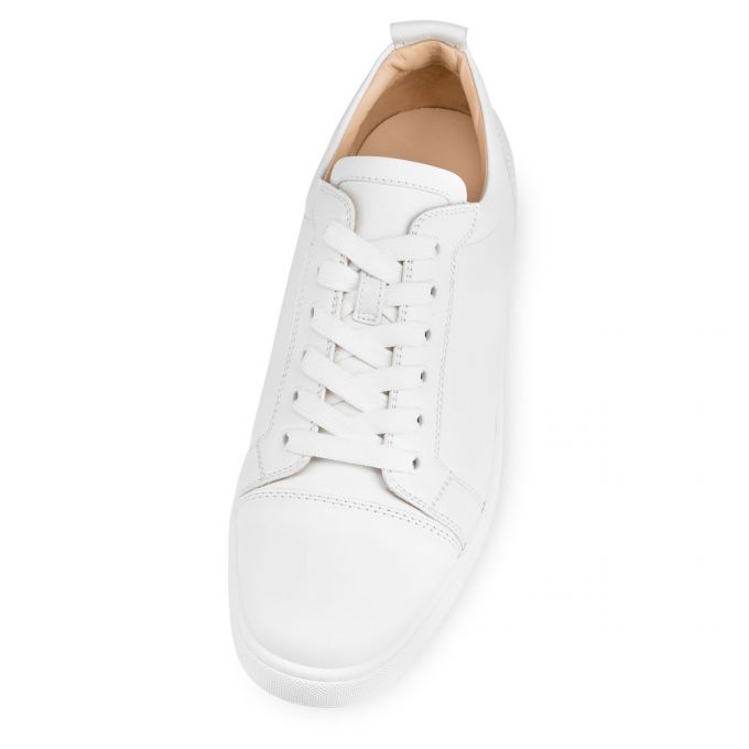 Adidași Christian Louboutin Louis Junior 000 Calf Sneakers Barbati Albi | RO94806