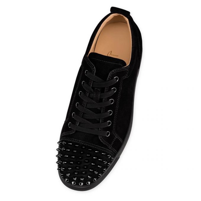 Adidași Christian Louboutin Louis Junior Sp 000 Veau Velours Sneakers Barbati Negrii | RO97776