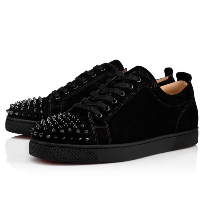 Adidași Christian Louboutin Louis Junior Sp 000 Veau Velours Sneakers Barbati Negrii | RO97776