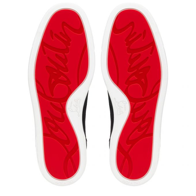 Adidași Christian Louboutin Louis Orlato Creative Fabric Sneakers Barbati Negrii | RO01161