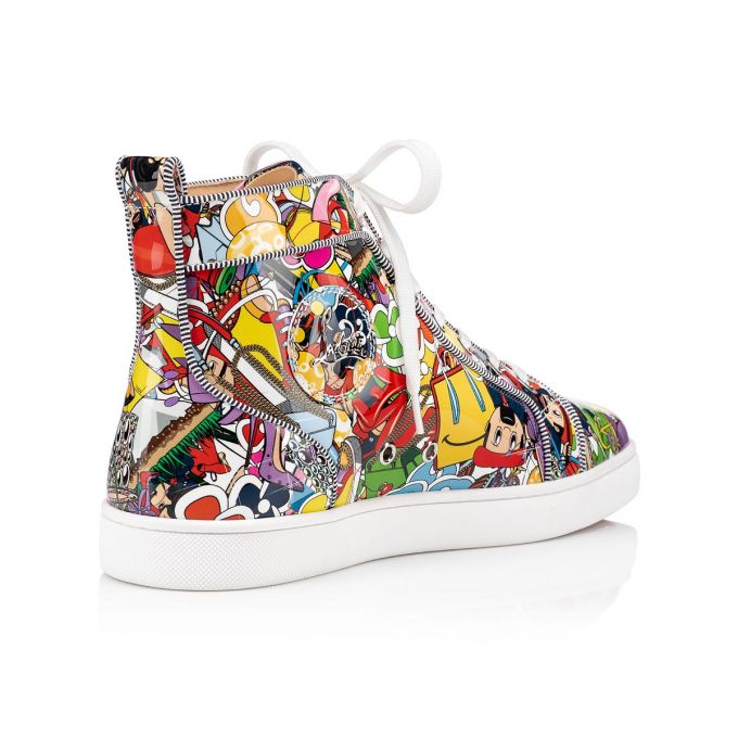 Adidași Christian Louboutin Louis Orlato Plati Pat Super Lo Creative Piele Sneakers Barbati Colorati | RO29967