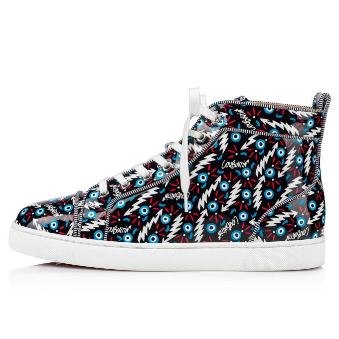 Adidași Christian Louboutin Louis Orlato Creative Piele Sneakers Barbati Negrii | RO54013