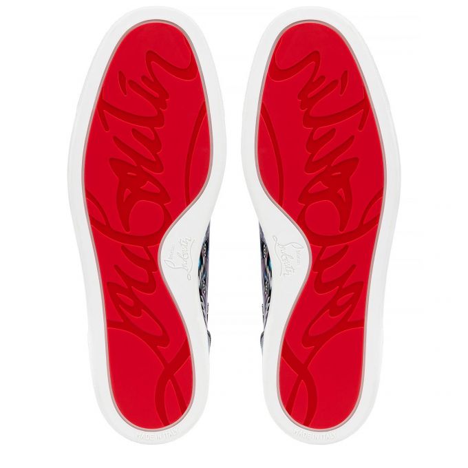 Adidași Christian Louboutin Louis Orlato Creative Piele Sneakers Barbati Negrii | RO54013