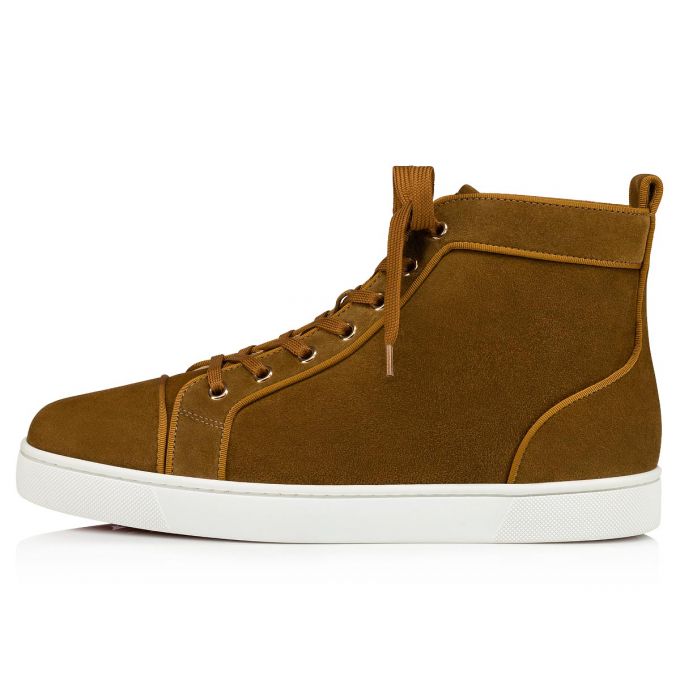 Adidași Christian Louboutin Louis Orlato 000 Veau Velours Sneakers Barbati Masline Verzi | RO56668