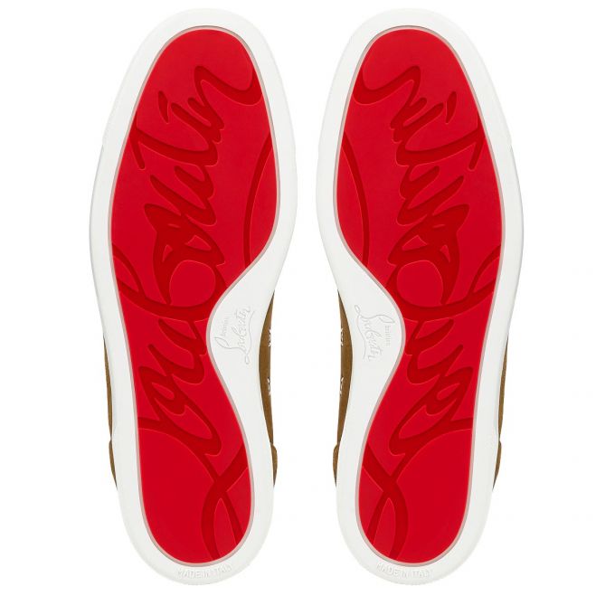 Adidași Christian Louboutin Louis Orlato 000 Veau Velours Sneakers Barbati Masline Verzi | RO56668