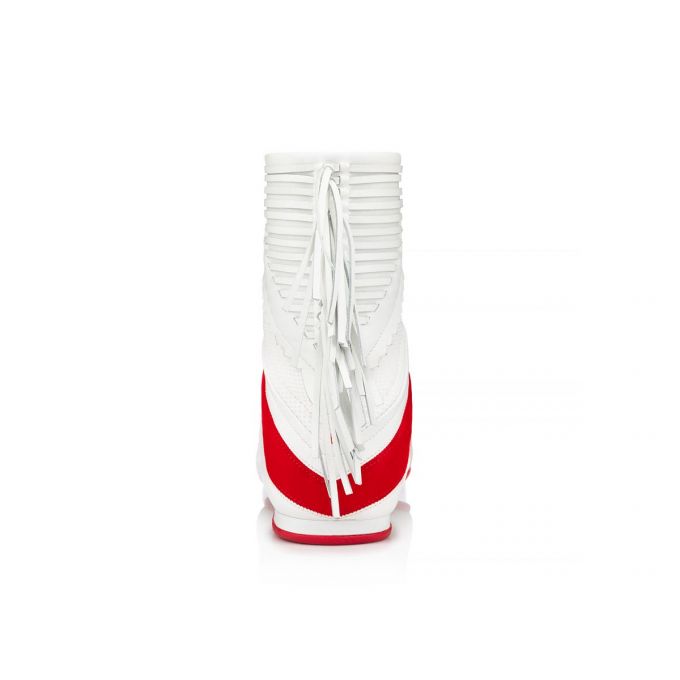 Adidași Christian Louboutin My K.O. Version Calf Sneakers Barbati Albi | RO35560