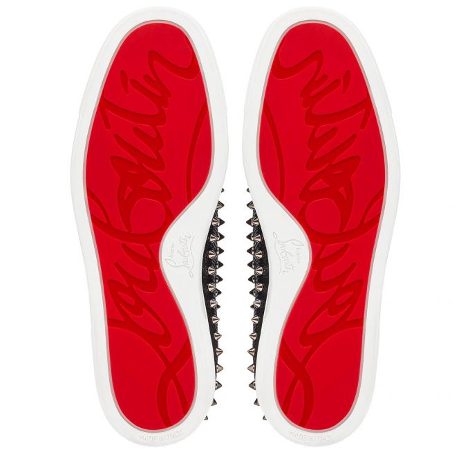 Adidași Christian Louboutin Pik Barca Creative Fabric Sneakers Barbati Negrii | RO52311