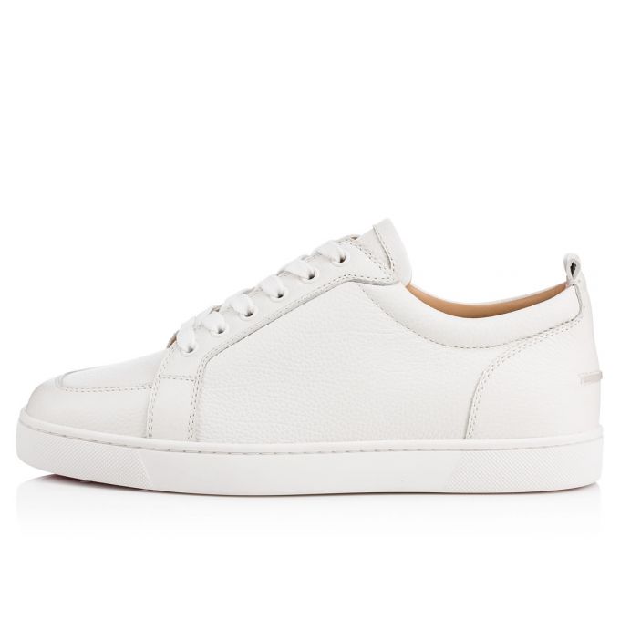 Adidași Christian Louboutin Rantulow 000 Latte Calf Sneakers Barbati Albi | RO10675