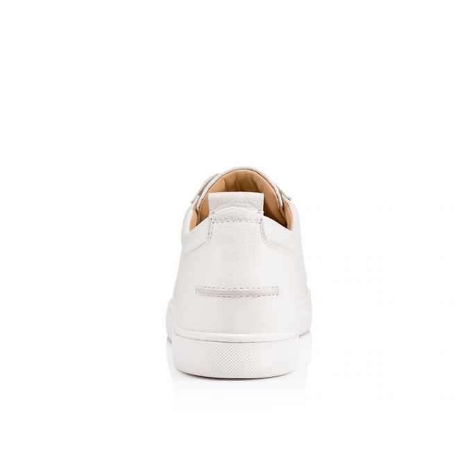 Adidași Christian Louboutin Rantulow 000 Latte Calf Sneakers Barbati Albi | RO10675