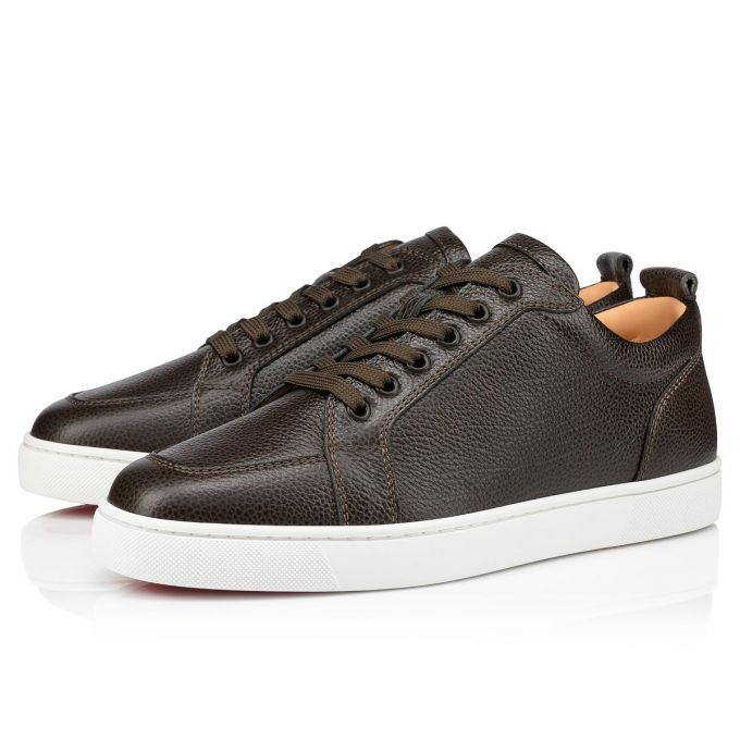 Adidași Christian Louboutin Rantulow 000 Alpino Calf Sneakers Barbati Ciocolata | RO44712