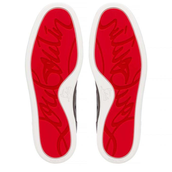 Adidași Christian Louboutin Rantulow 000 Calf Sneakers Barbati Gri Inchis | RO48807