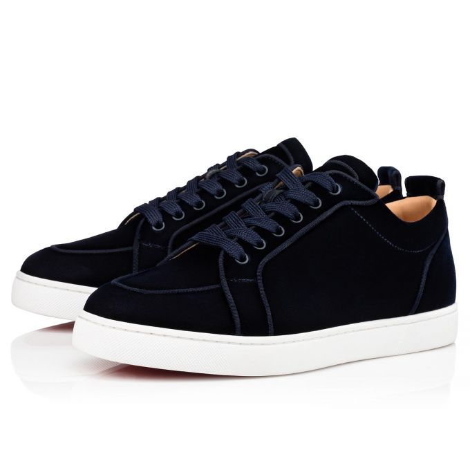 Adidași Christian Louboutin Rantulow Orlato Clasici Fabric Sneakers Barbati Bleumarin | RO34775