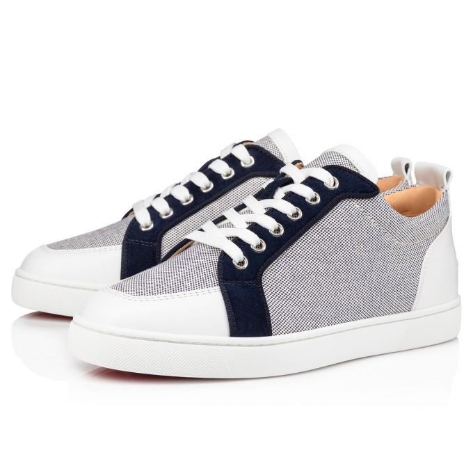 Adidași Christian Louboutin Rantulow Version Bumbac Sneakers Barbati Bleumarin | RO51709