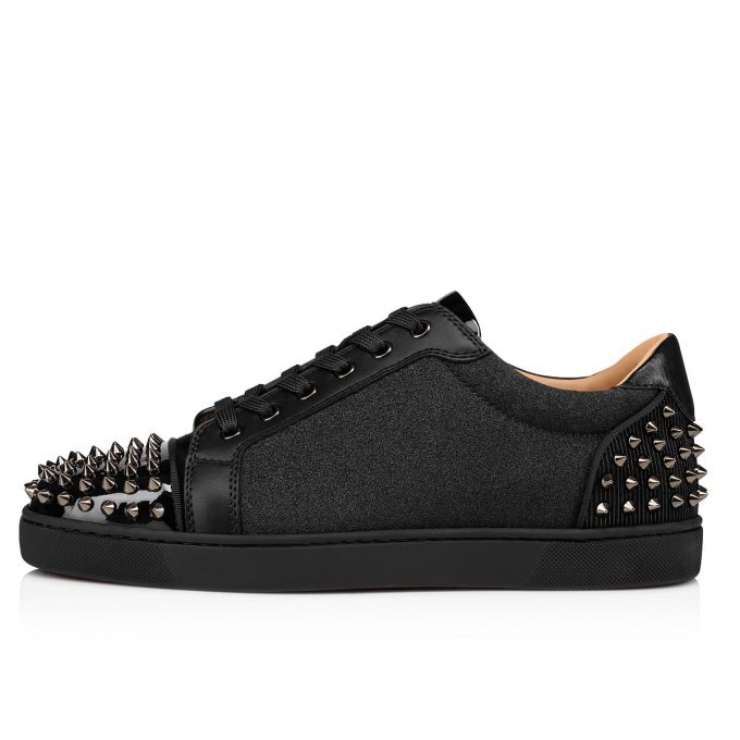 Adidași Christian Louboutin Seavaste 2 Creative Piele Sneakers Barbati Negrii | RO20795