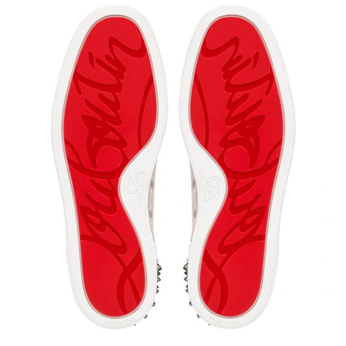 Adidași Christian Louboutin Seavaste 2 Orlato Creative Fabric Sneakers Barbati Albi Gri | RO31754