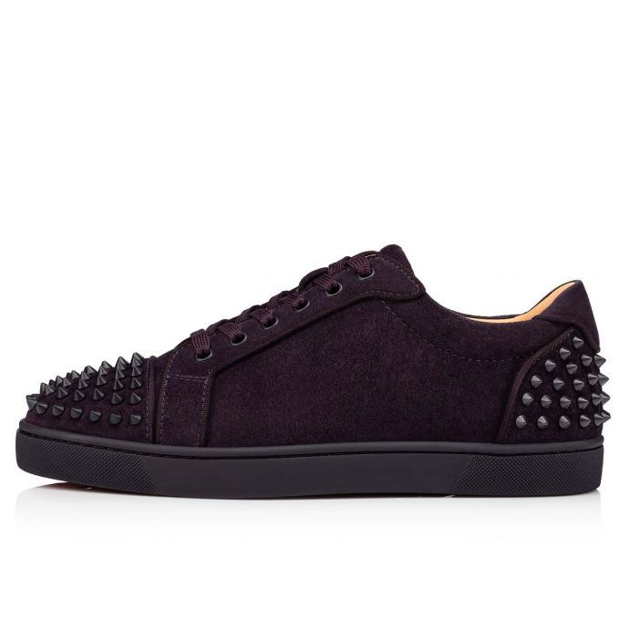 Adidași Christian Louboutin Seavaste 2 Orla 000 Mat Veau Velours Sneakers Barbati Albastri | RO38329