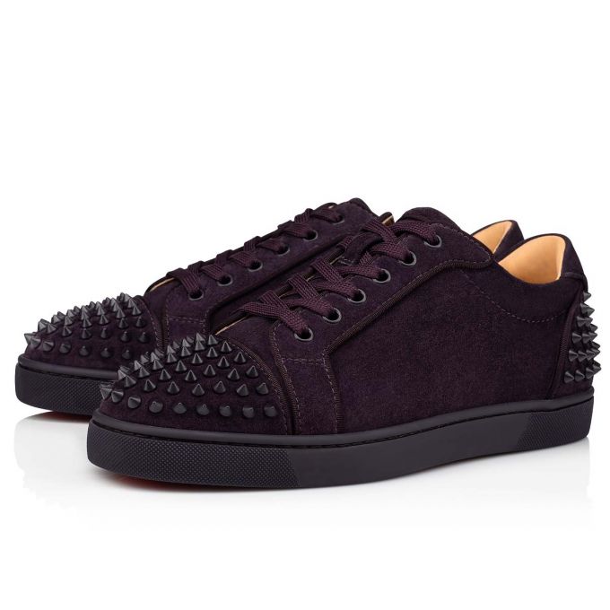 Adidași Christian Louboutin Seavaste 2 Orla 000 Mat Veau Velours Sneakers Barbati Albastri | RO38329