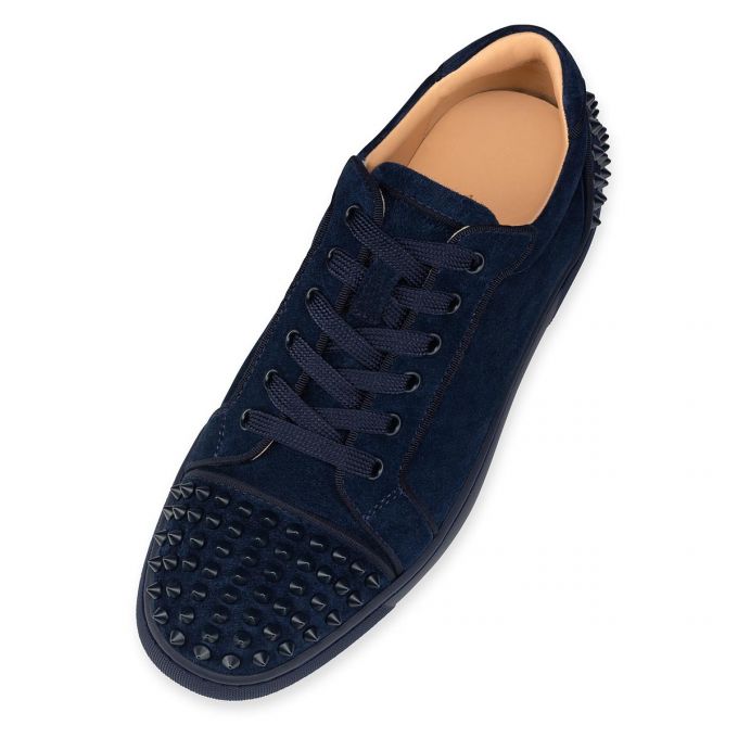 Adidași Christian Louboutin Seavaste 2 Orla 000 Mat Veau Velours Sneakers Barbati Negrii Bleumarin | RO60623