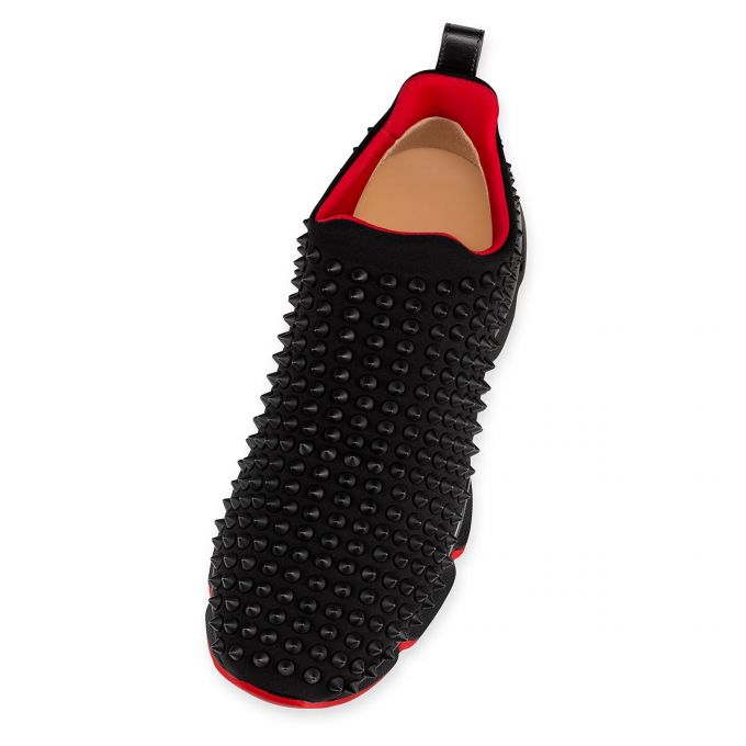 Adidași Christian Louboutin Spike Sock Donn 000 Mat Neopren Sneakers Dama Negrii | RO00496