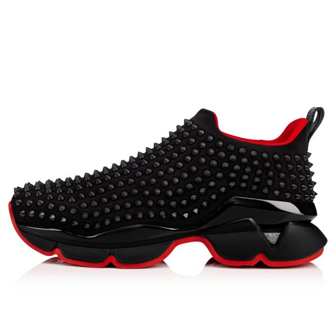 Adidași Christian Louboutin Spike-sock 000 Mat Neopren Sneakers Barbati Negrii | RO66461