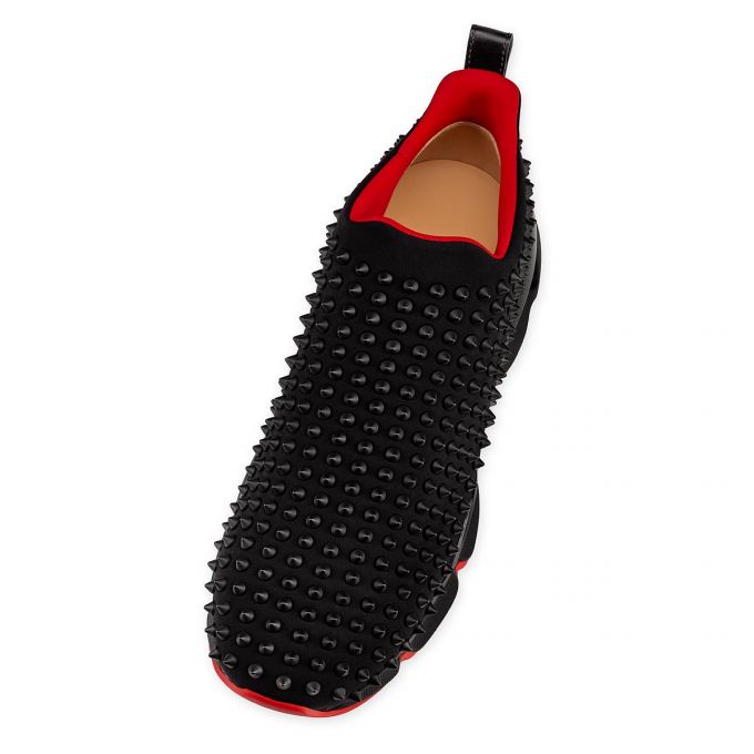 Adidași Christian Louboutin Spike-sock 000 Mat Neopren Sneakers Barbati Negrii | RO66461