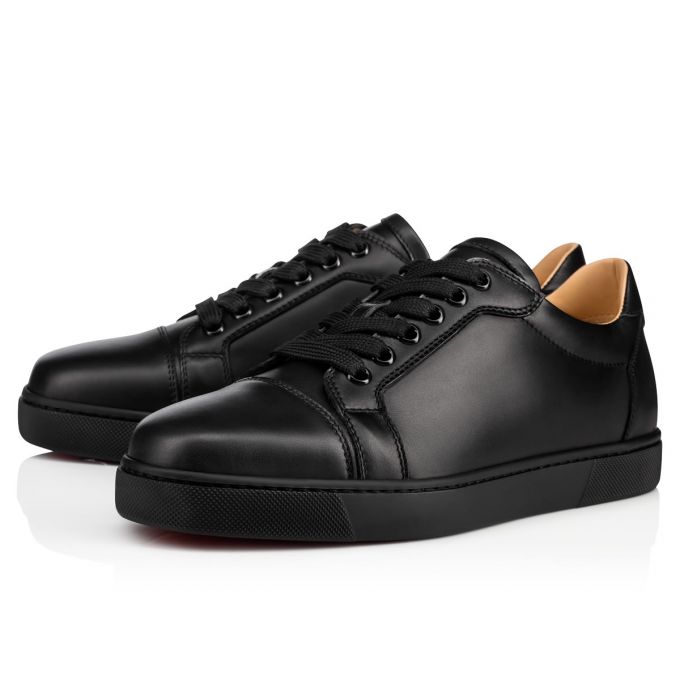 Adidași Christian Louboutin Vieira 000 Calf Sneakers Dama Negrii | RO83691