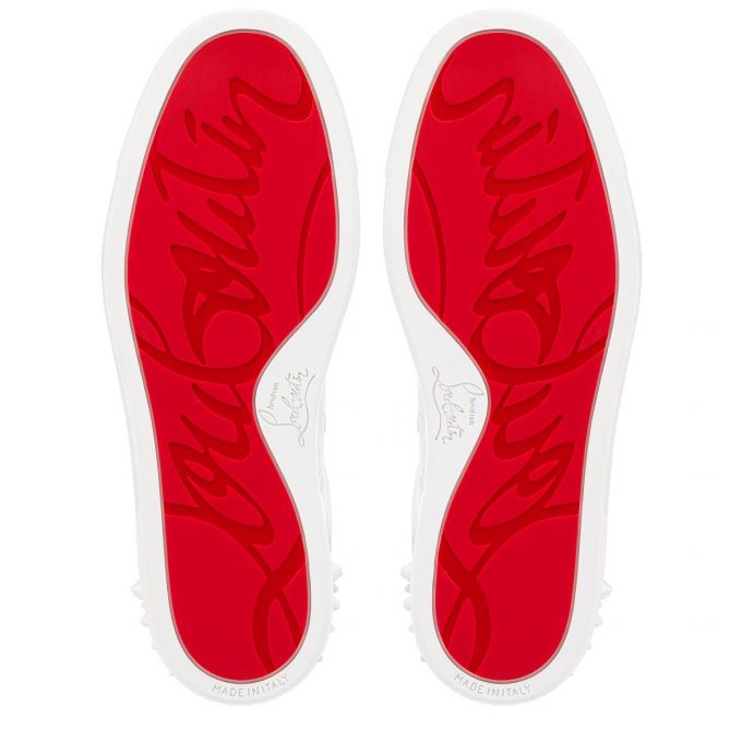 Adidași Christian Louboutin Vieira 2 Calf Sneakers Dama Albi Colorati | RO63930